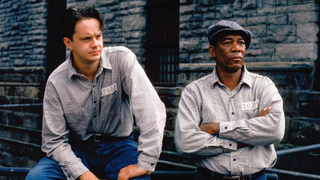 Tim Robbins and Morgan Freeman in The Shawshank Redemption (IMDb) Â